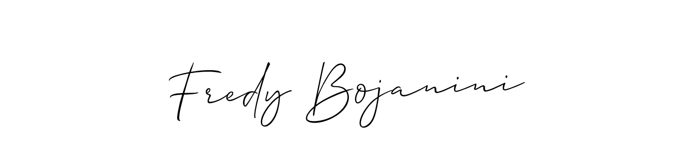 Best and Professional Signature Style for Fredy Bojanini. Allison_Script Best Signature Style Collection. Fredy Bojanini signature style 2 images and pictures png