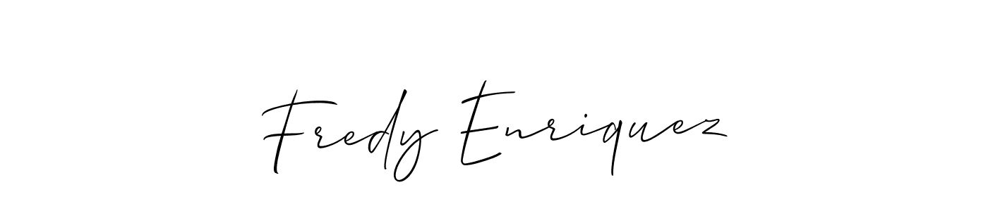 Also You can easily find your signature by using the search form. We will create Fredy Enriquez name handwritten signature images for you free of cost using Allison_Script sign style. Fredy Enriquez signature style 2 images and pictures png