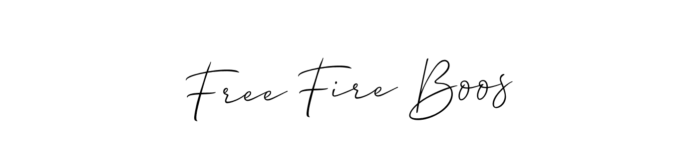 Also You can easily find your signature by using the search form. We will create Free Fire Boos name handwritten signature images for you free of cost using Allison_Script sign style. Free Fire Boos signature style 2 images and pictures png