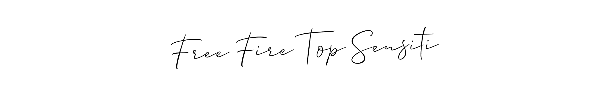 You can use this online signature creator to create a handwritten signature for the name Free Fire Top Sensiti. This is the best online autograph maker. Free Fire Top Sensiti signature style 2 images and pictures png