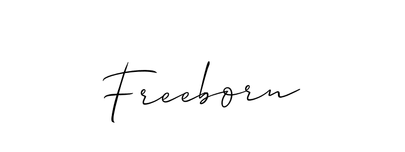 Also You can easily find your signature by using the search form. We will create Freeborn name handwritten signature images for you free of cost using Allison_Script sign style. Freeborn signature style 2 images and pictures png