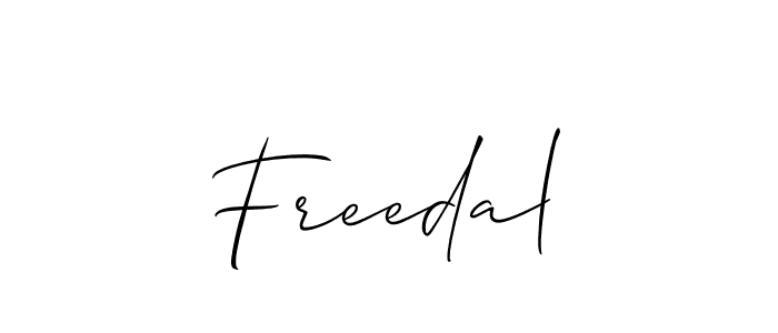 Here are the top 10 professional signature styles for the name Freedal. These are the best autograph styles you can use for your name. Freedal signature style 2 images and pictures png