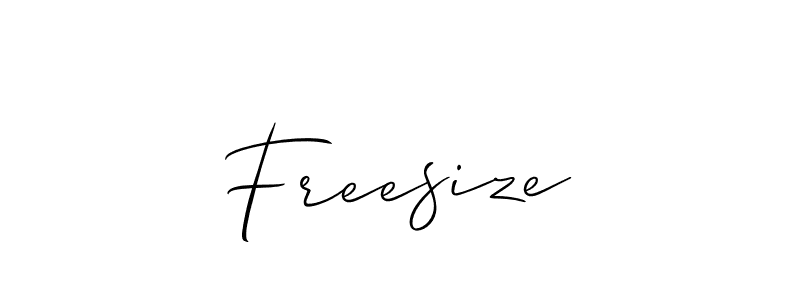 Make a beautiful signature design for name Freesize. Use this online signature maker to create a handwritten signature for free. Freesize signature style 2 images and pictures png