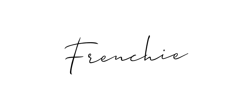 Check out images of Autograph of Frenchie name. Actor Frenchie Signature Style. Allison_Script is a professional sign style online. Frenchie signature style 2 images and pictures png