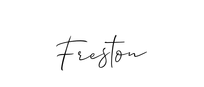 You can use this online signature creator to create a handwritten signature for the name Freston. This is the best online autograph maker. Freston signature style 2 images and pictures png