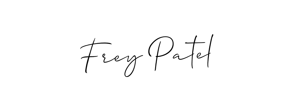 Once you've used our free online signature maker to create your best signature Allison_Script style, it's time to enjoy all of the benefits that Frey Patel name signing documents. Frey Patel signature style 2 images and pictures png