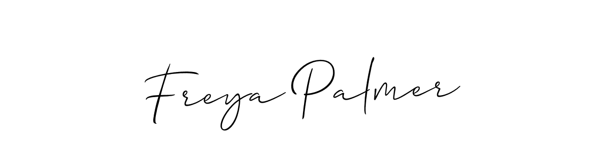 This is the best signature style for the Freya Palmer name. Also you like these signature font (Allison_Script). Mix name signature. Freya Palmer signature style 2 images and pictures png