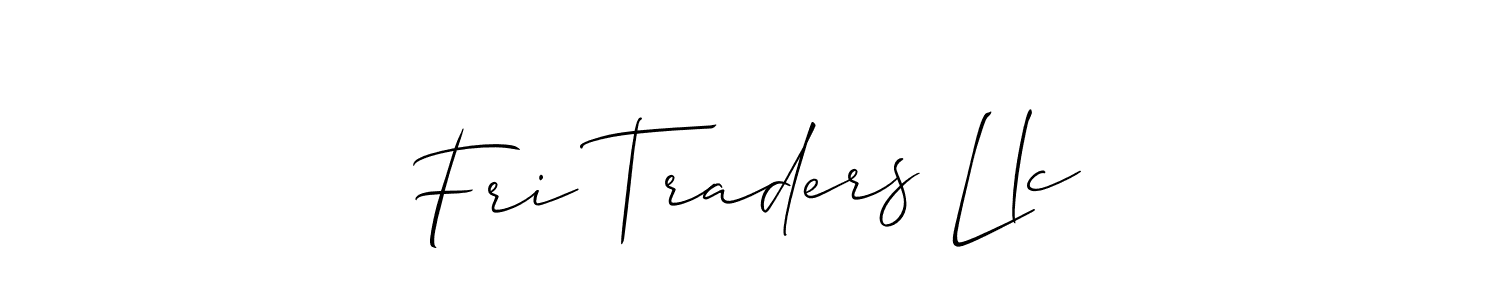 See photos of Fri Traders Llc official signature by Spectra . Check more albums & portfolios. Read reviews & check more about Allison_Script font. Fri Traders Llc signature style 2 images and pictures png