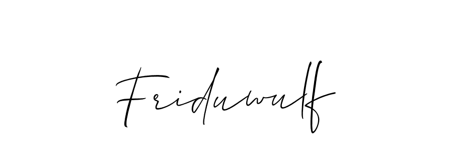 Make a short Friduwulf signature style. Manage your documents anywhere anytime using Allison_Script. Create and add eSignatures, submit forms, share and send files easily. Friduwulf signature style 2 images and pictures png