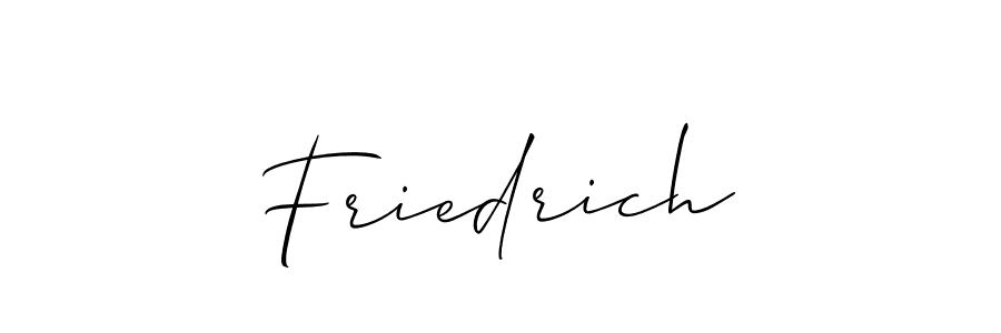 It looks lik you need a new signature style for name Friedrich. Design unique handwritten (Allison_Script) signature with our free signature maker in just a few clicks. Friedrich signature style 2 images and pictures png