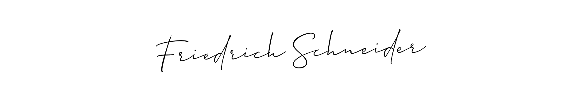 Create a beautiful signature design for name Friedrich Schneider. With this signature (Allison_Script) fonts, you can make a handwritten signature for free. Friedrich Schneider signature style 2 images and pictures png