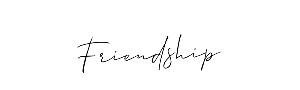 How to make Friendship name signature. Use Allison_Script style for creating short signs online. This is the latest handwritten sign. Friendship signature style 2 images and pictures png