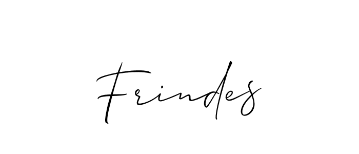 Similarly Allison_Script is the best handwritten signature design. Signature creator online .You can use it as an online autograph creator for name Frindes. Frindes signature style 2 images and pictures png