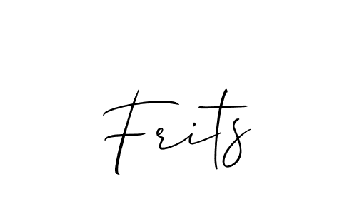 if you are searching for the best signature style for your name Frits. so please give up your signature search. here we have designed multiple signature styles  using Allison_Script. Frits signature style 2 images and pictures png