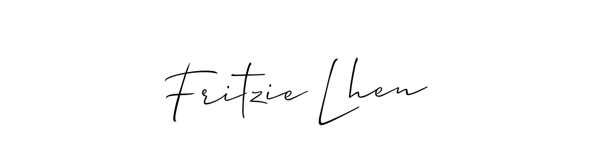 How to Draw Fritzie Lhen signature style? Allison_Script is a latest design signature styles for name Fritzie Lhen. Fritzie Lhen signature style 2 images and pictures png
