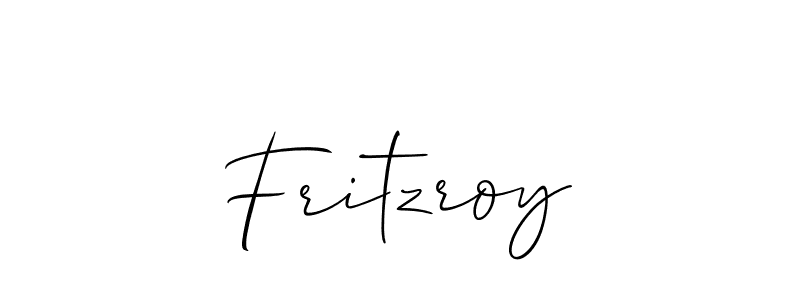 Use a signature maker to create a handwritten signature online. With this signature software, you can design (Allison_Script) your own signature for name Fritzroy. Fritzroy signature style 2 images and pictures png