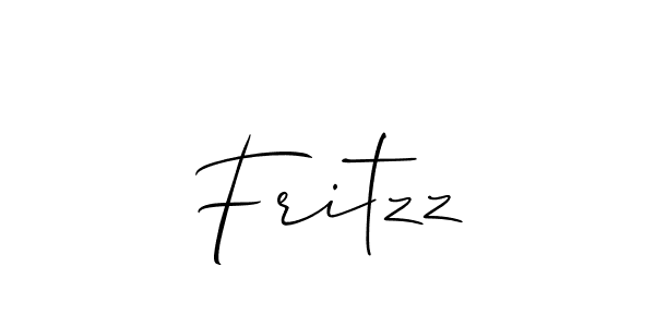 You should practise on your own different ways (Allison_Script) to write your name (Fritzz) in signature. don't let someone else do it for you. Fritzz signature style 2 images and pictures png