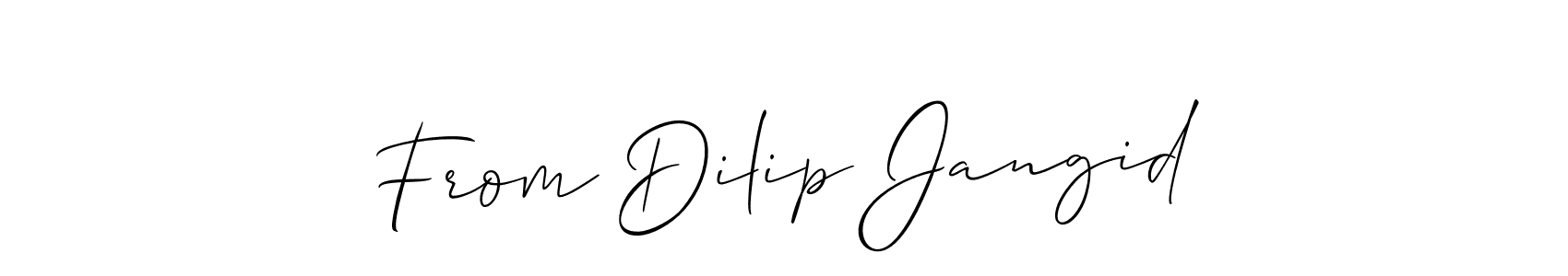 From Dilip Jangid stylish signature style. Best Handwritten Sign (Allison_Script) for my name. Handwritten Signature Collection Ideas for my name From Dilip Jangid. From Dilip Jangid signature style 2 images and pictures png