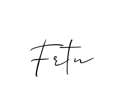 Make a beautiful signature design for name Frtn. Use this online signature maker to create a handwritten signature for free. Frtn signature style 2 images and pictures png