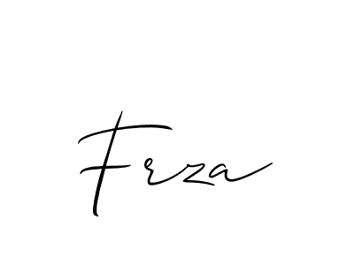 How to Draw Frza signature style? Allison_Script is a latest design signature styles for name Frza. Frza signature style 2 images and pictures png