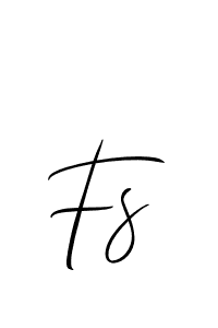 Once you've used our free online signature maker to create your best signature Allison_Script style, it's time to enjoy all of the benefits that Fs name signing documents. Fs signature style 2 images and pictures png