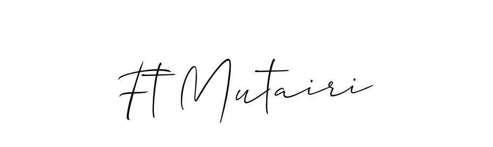 Once you've used our free online signature maker to create your best signature Allison_Script style, it's time to enjoy all of the benefits that Ft Mutairi name signing documents. Ft Mutairi signature style 2 images and pictures png