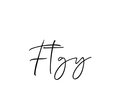 Also You can easily find your signature by using the search form. We will create Ftgy name handwritten signature images for you free of cost using Allison_Script sign style. Ftgy signature style 2 images and pictures png