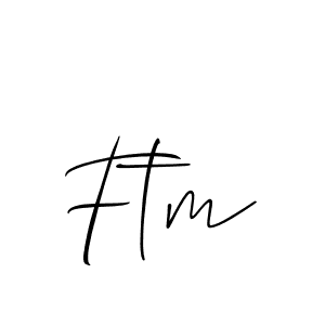 Ftm stylish signature style. Best Handwritten Sign (Allison_Script) for my name. Handwritten Signature Collection Ideas for my name Ftm. Ftm signature style 2 images and pictures png