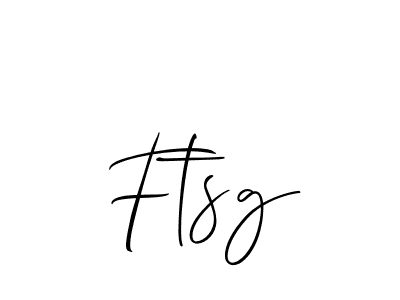 How to make Ftsg name signature. Use Allison_Script style for creating short signs online. This is the latest handwritten sign. Ftsg signature style 2 images and pictures png