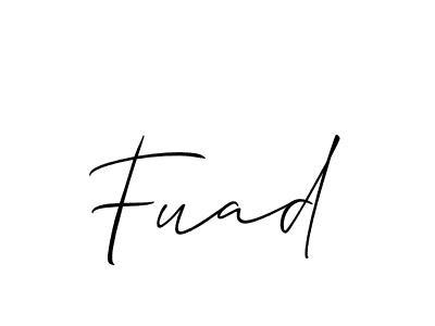 How to make Fuad name signature. Use Allison_Script style for creating short signs online. This is the latest handwritten sign. Fuad signature style 2 images and pictures png