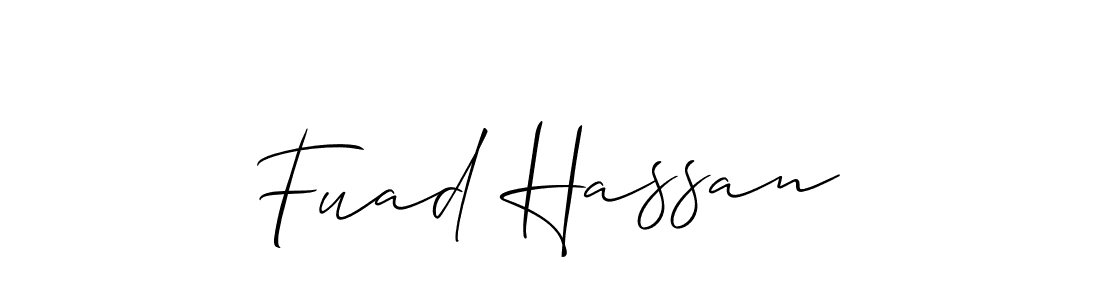 This is the best signature style for the Fuad Hassan name. Also you like these signature font (Allison_Script). Mix name signature. Fuad Hassan signature style 2 images and pictures png