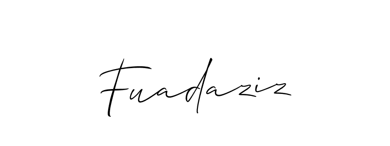 Similarly Allison_Script is the best handwritten signature design. Signature creator online .You can use it as an online autograph creator for name Fuadaziz. Fuadaziz signature style 2 images and pictures png