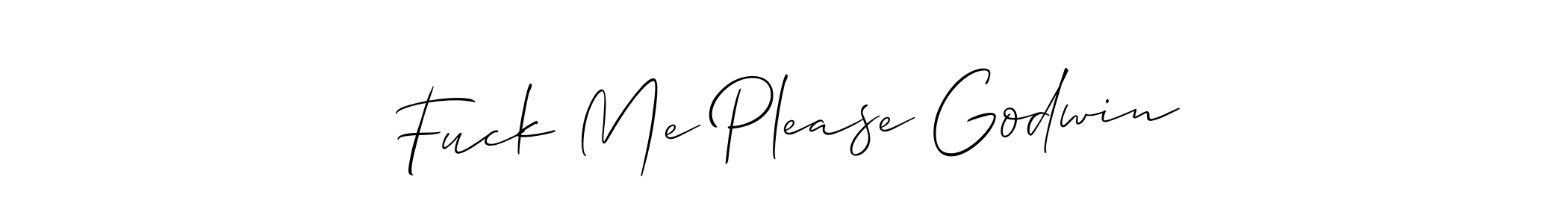 if you are searching for the best signature style for your name Fuck Me Please Godwin. so please give up your signature search. here we have designed multiple signature styles  using Allison_Script. Fuck Me Please Godwin signature style 2 images and pictures png