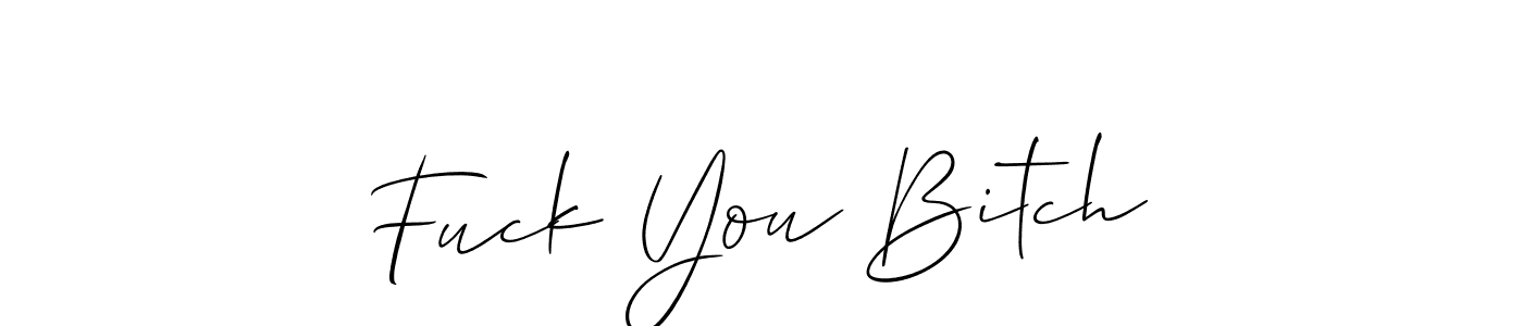Here are the top 10 professional signature styles for the name Fuck You Bitch. These are the best autograph styles you can use for your name. Fuck You Bitch signature style 2 images and pictures png