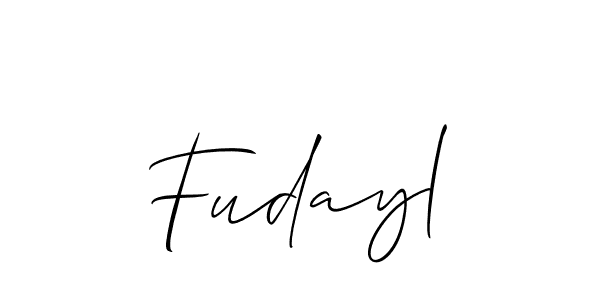 This is the best signature style for the Fudayl name. Also you like these signature font (Allison_Script). Mix name signature. Fudayl signature style 2 images and pictures png