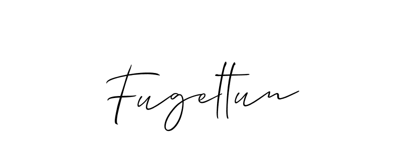 The best way (Allison_Script) to make a short signature is to pick only two or three words in your name. The name Fugeltun include a total of six letters. For converting this name. Fugeltun signature style 2 images and pictures png