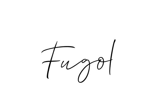 The best way (Allison_Script) to make a short signature is to pick only two or three words in your name. The name Fugol include a total of six letters. For converting this name. Fugol signature style 2 images and pictures png