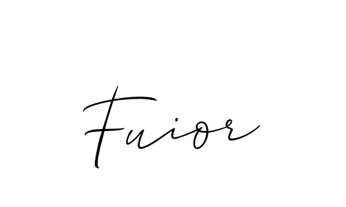 How to make Fuior signature? Allison_Script is a professional autograph style. Create handwritten signature for Fuior name. Fuior signature style 2 images and pictures png