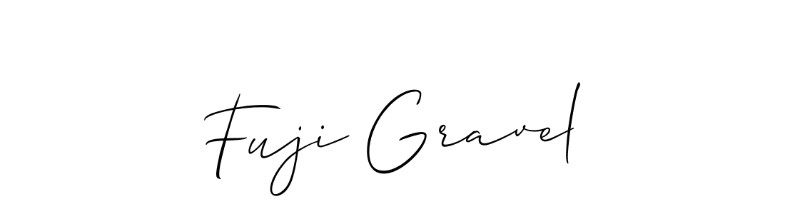 Fuji Gravel stylish signature style. Best Handwritten Sign (Allison_Script) for my name. Handwritten Signature Collection Ideas for my name Fuji Gravel. Fuji Gravel signature style 2 images and pictures png