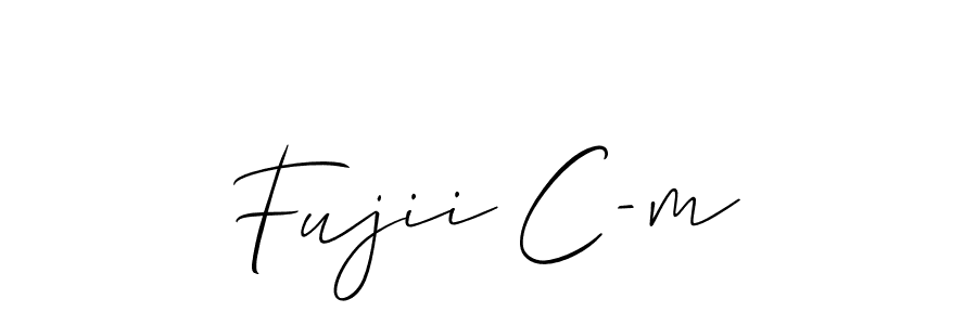 Make a short Fujii C-m signature style. Manage your documents anywhere anytime using Allison_Script. Create and add eSignatures, submit forms, share and send files easily. Fujii C-m signature style 2 images and pictures png