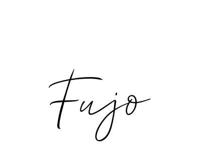 Also we have Fujo name is the best signature style. Create professional handwritten signature collection using Allison_Script autograph style. Fujo signature style 2 images and pictures png