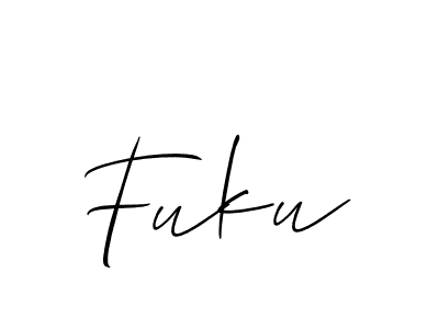 You should practise on your own different ways (Allison_Script) to write your name (Fuku) in signature. don't let someone else do it for you. Fuku signature style 2 images and pictures png