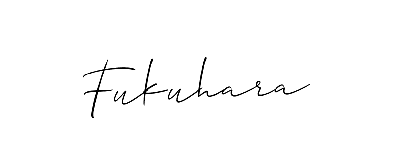 How to make Fukuhara name signature. Use Allison_Script style for creating short signs online. This is the latest handwritten sign. Fukuhara signature style 2 images and pictures png
