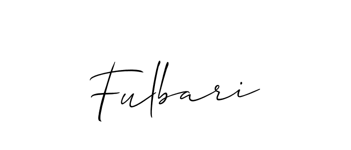 You can use this online signature creator to create a handwritten signature for the name Fulbari. This is the best online autograph maker. Fulbari signature style 2 images and pictures png