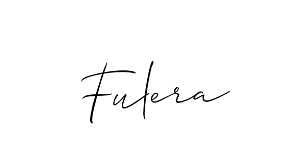Create a beautiful signature design for name Fulera. With this signature (Allison_Script) fonts, you can make a handwritten signature for free. Fulera signature style 2 images and pictures png