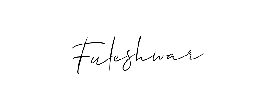 Fuleshwar stylish signature style. Best Handwritten Sign (Allison_Script) for my name. Handwritten Signature Collection Ideas for my name Fuleshwar. Fuleshwar signature style 2 images and pictures png