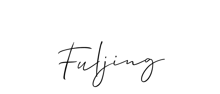 You can use this online signature creator to create a handwritten signature for the name Fuljing. This is the best online autograph maker. Fuljing signature style 2 images and pictures png