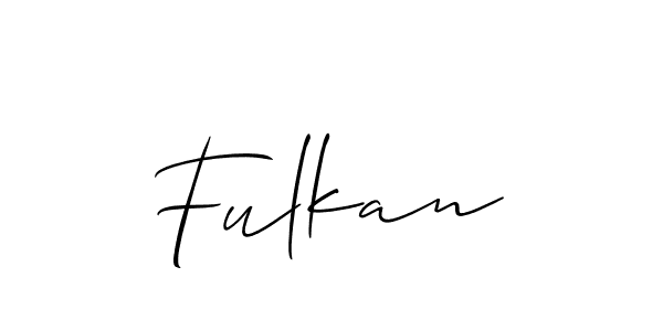 Make a short Fulkan signature style. Manage your documents anywhere anytime using Allison_Script. Create and add eSignatures, submit forms, share and send files easily. Fulkan signature style 2 images and pictures png