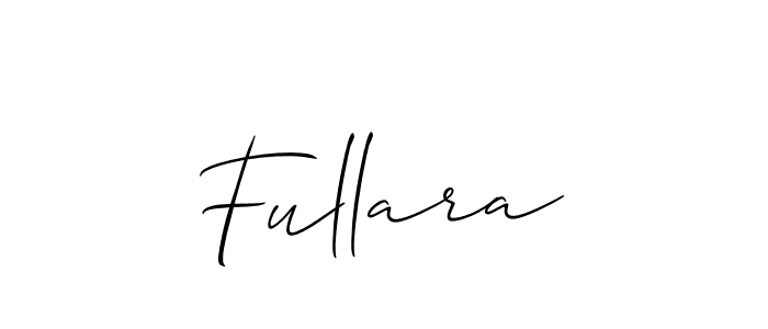 Also You can easily find your signature by using the search form. We will create Fullara name handwritten signature images for you free of cost using Allison_Script sign style. Fullara signature style 2 images and pictures png