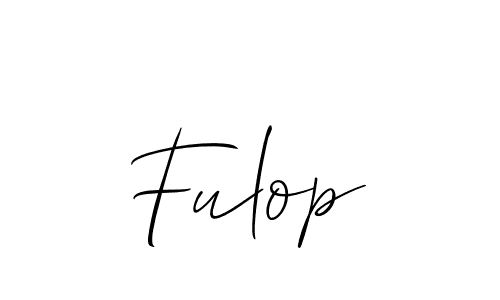 Fulop stylish signature style. Best Handwritten Sign (Allison_Script) for my name. Handwritten Signature Collection Ideas for my name Fulop. Fulop signature style 2 images and pictures png